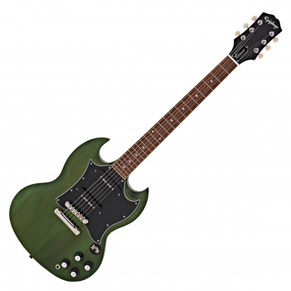 Epiphone SG Classic Worn P90s, Worn Inverness Green at Gear4music
