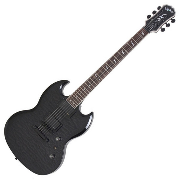 DISC Epiphone SG Custom EX (EMG-81/85), Midnight Ebony at Gear4music