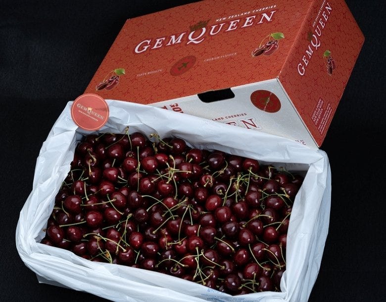 チェリー 無燻蒸 ダークチェリー（日本のL〜2Lサイズ相当