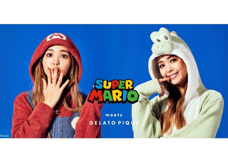 ジェラート ピケとマリオがコラボ！お家で人気キャラに大変身できる