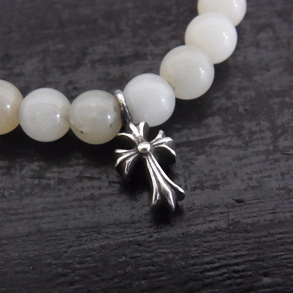 CHROME HEARTS/クロムハーツ 6mmビーズブレスレット 翡翠の買取実績