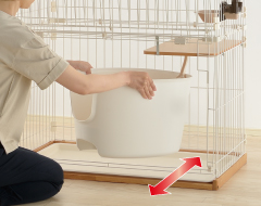 木製お掃除簡単キャットサークル M | リッチェル公式ウェブショップ