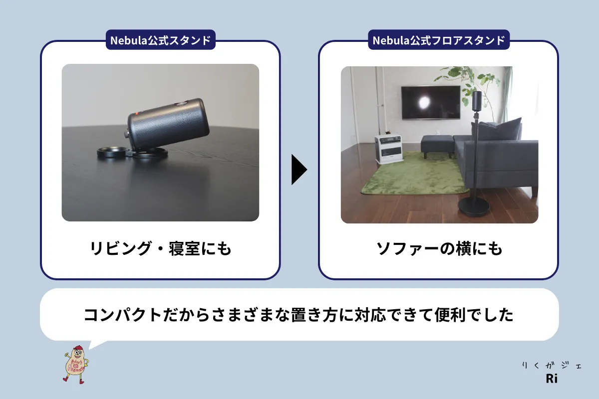 Anker Nebula Capsule 3レビュー！手のひらサイズの小型プロジェクター