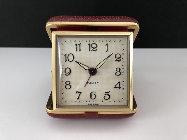 ヴィンテージ トラベルクロック 置時計 時計 アラームクロック 手巻き