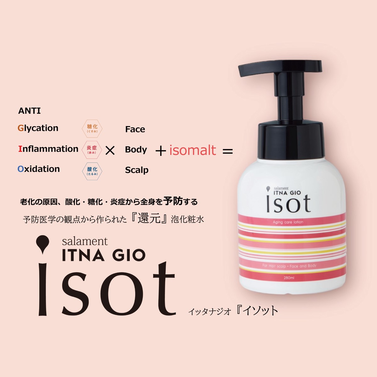 サラメンテ イッタナジオ イソット ITAN GIO 800ml（詰め替え用） / RITA