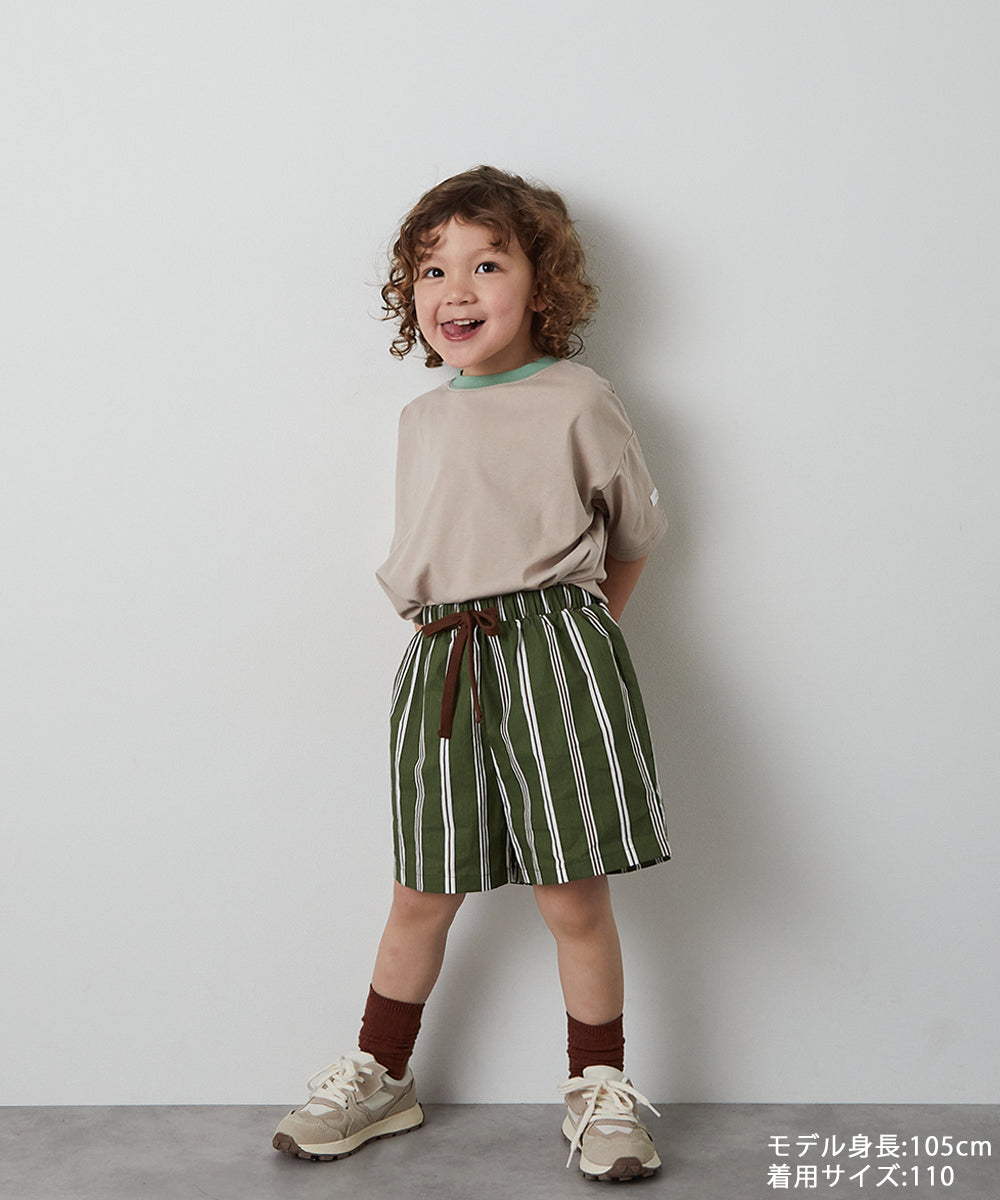ストライプハーフパンツ