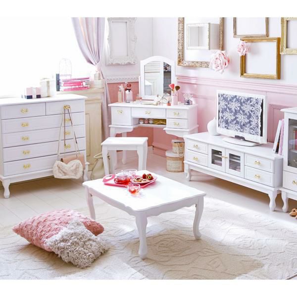 直送】猫脚折りたたみテーブル大(引出無)/Ruban(リュバン)｜かわいい