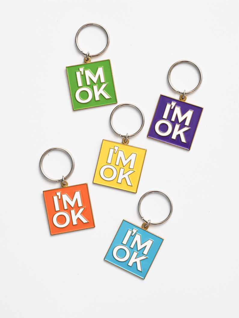 ロゴ キーリング｜I'M OK(アイムオーケー)｜Ron Herman