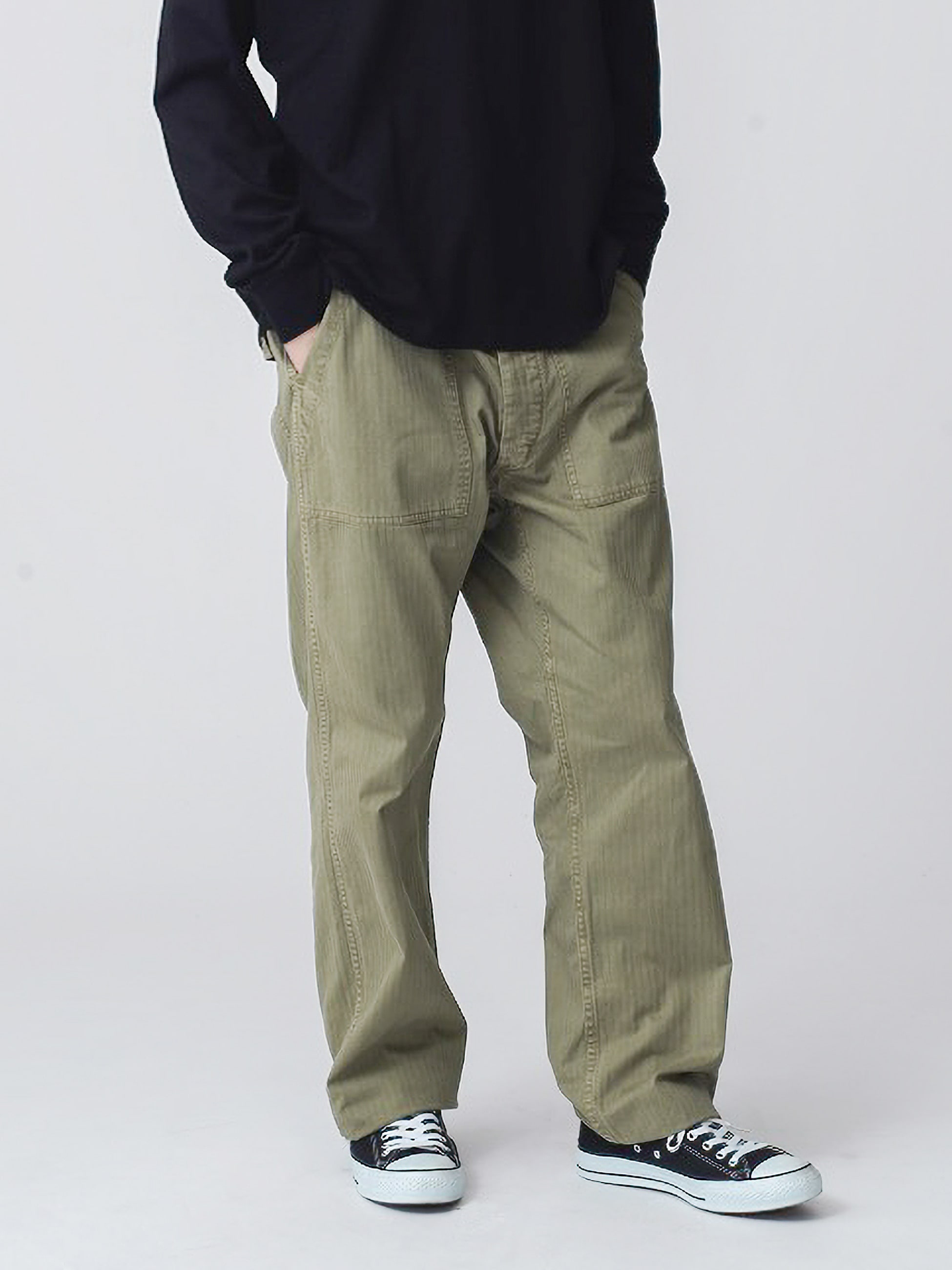 アーミー ユーティリティー フラットパンツ｜Double RL(ダブル アール