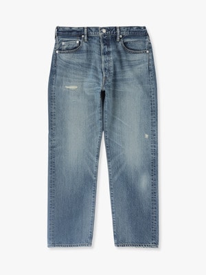 クラーク ストレートフィット ホワイト デニムパンツ｜RHC(アール