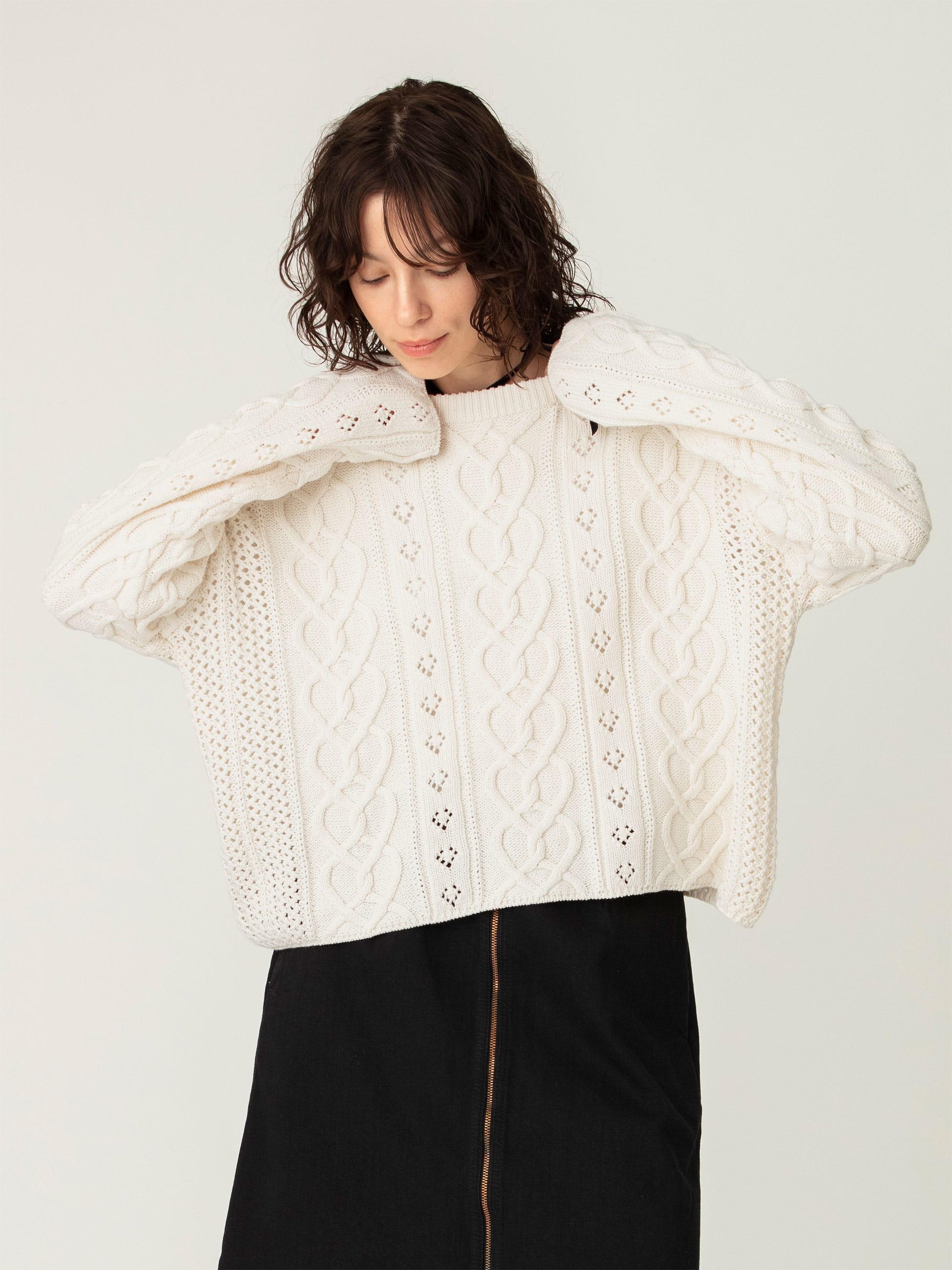 ハート ケーブル ニット プルオーバー｜Ron Herman(ロンハーマン)｜Ron