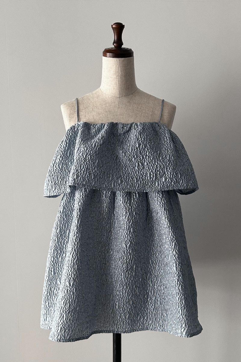 room306 CONTEMPORARY / Volume Embossing Camisole Tops