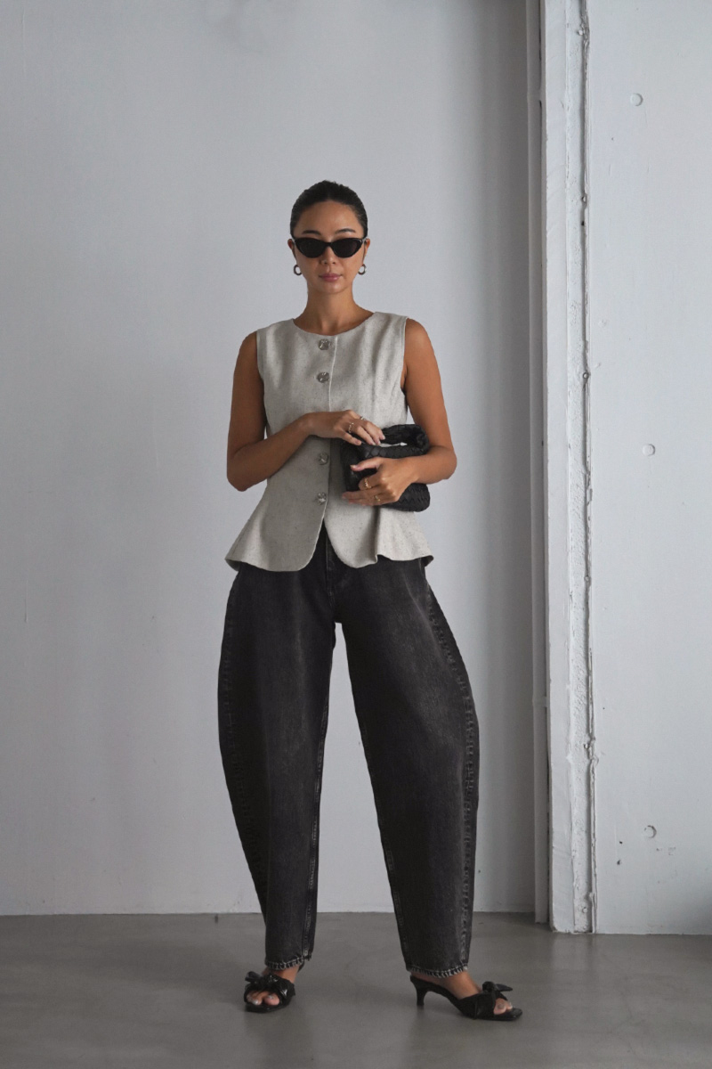 room306 CONTEMPORARY / Curve Black Denim Pants