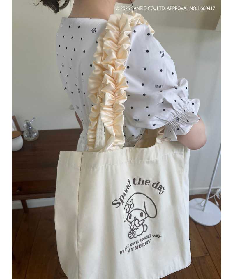 マイメロディ フリルトートバッグ｜MIIA ミーア 商品詳細