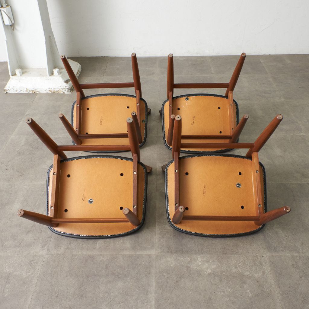 Dinette ダイニング 5点セット / 張替済｜フレムロジェ Frem Rojle