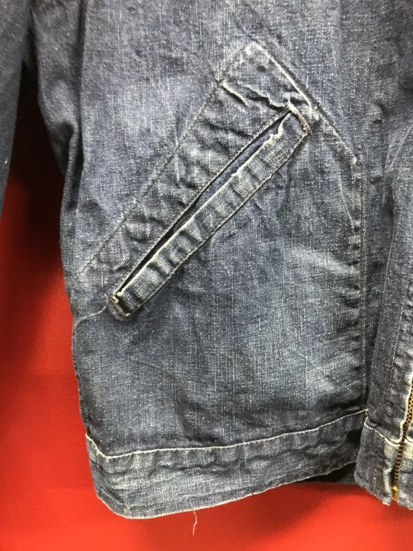 1950'S J.C.PENNEY BIG MAC DENIM WORK JACKET - ROCK-A-HULA Vintage