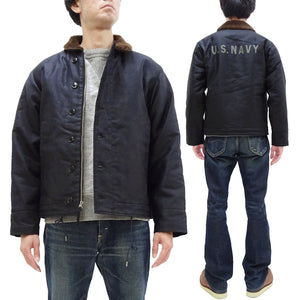Buzz Rickson Jacket Men's Reproduction of US Navy N-1 Deck Jacket