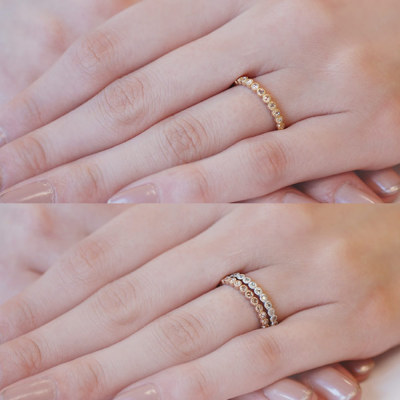 ローズカットダイヤモンド ブリリアントカットダイヤモンド