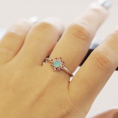 数量限定 ブラジル産 パライバトルマリン ピンクサファイア ピンク