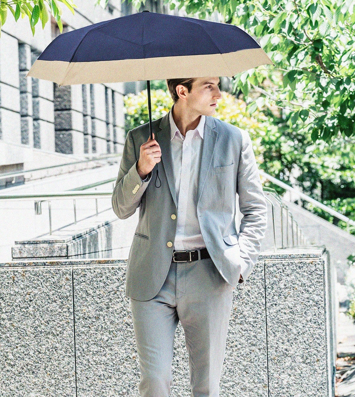 2段ミドル | 折りたたみ日傘 (55cm) | 芦屋ロサブラン