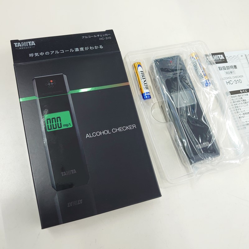 アルコールチェッカー ブラック HC-310 TANITAタニタ 6211320
