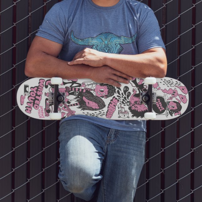 Wasted Youth Skateboard Deck | Zazzle