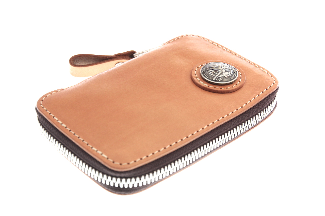 ☆極上の味わい☆REDMOON ラウンドジップ キーケース ビッグコンチョ