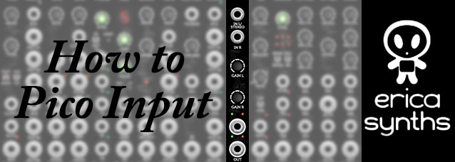 Erica Synths 製品紹介 〜Pico Input〜 | RPM（Recording Proshop Miyaji）