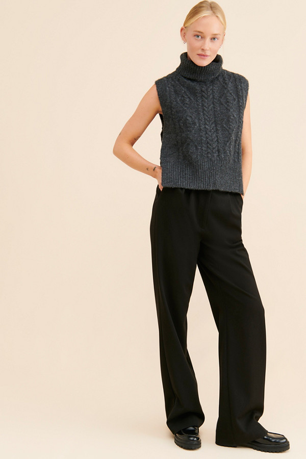 CULLNI Turtleneck Military Knit Vest 【公式通販】