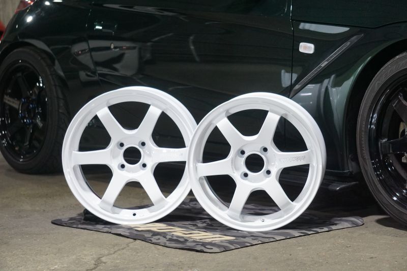 即納 RAYS TE37 SONIC 限定1セット 特注色ダッシュホワイト - S660