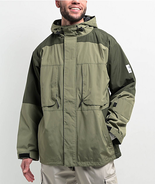 Autumn Field Sage & Military Snowboard Jacket 2025 | Zumiez