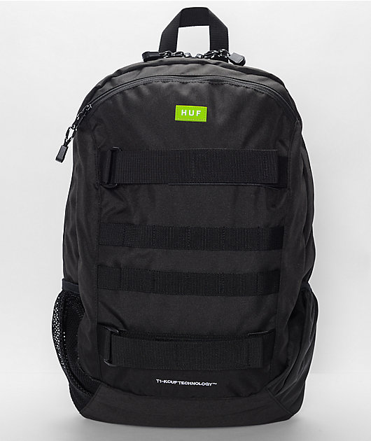 HUF Mission Black Backpack | Zumiez