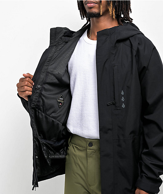 Volcom Dua Gore-Tex Black Snowboard Jacket | Zumiez