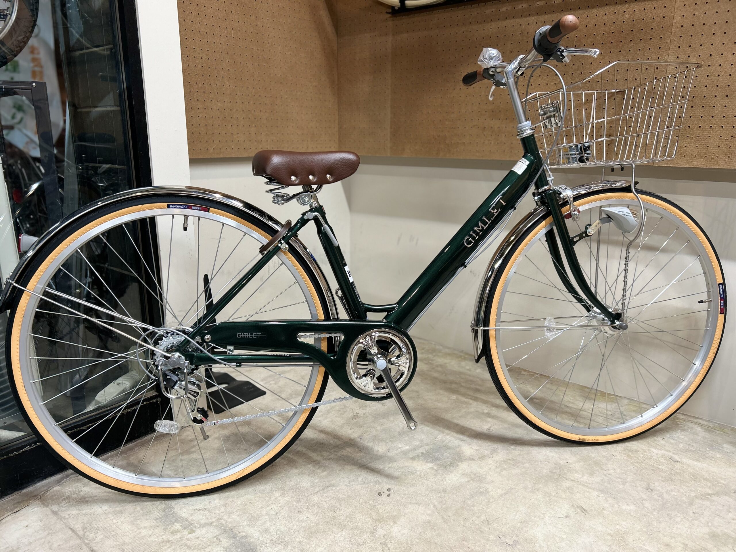 サカモトテクノ】ステンレスパーツ多用シティサイクル【ギムレット