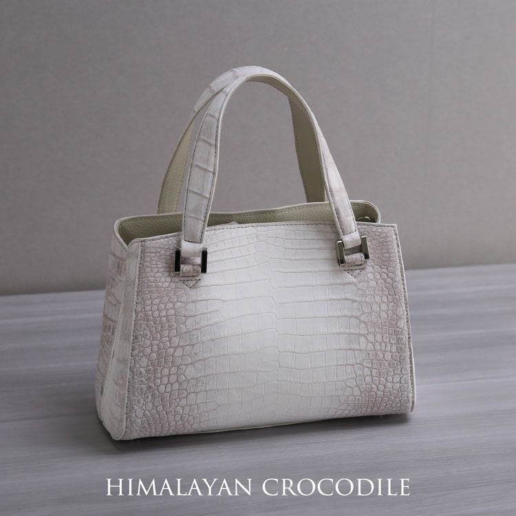 ヒマラヤ クロコダイル ハンドバッグ レディース 2way バッグ 保証書