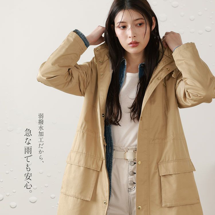 Filomo きれいめ マウンテンパーカー レディース フード付き アウター