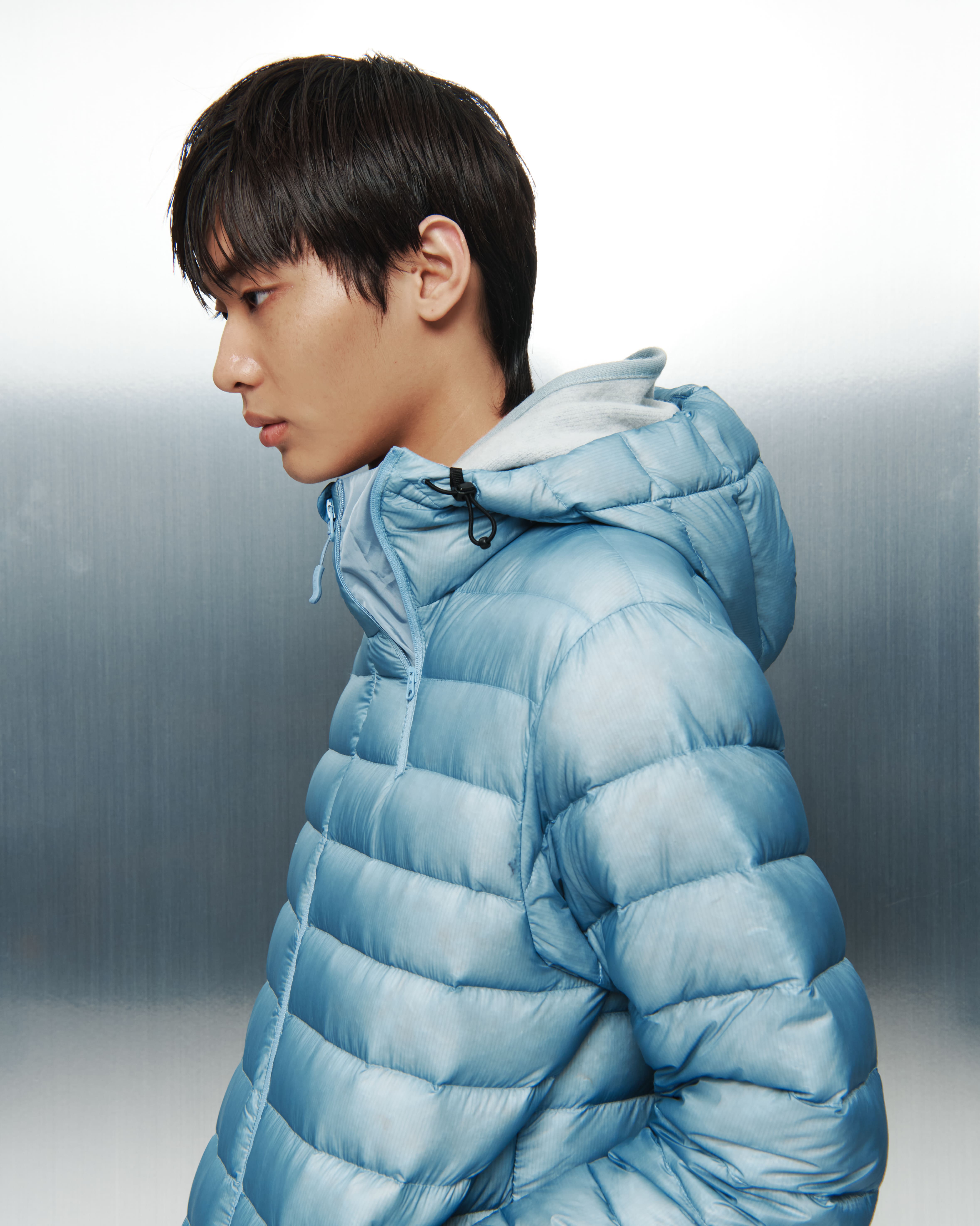 SUFFIX PUFFER JACKET [SKY BLUE]_24FW | SAN SAN GEAR