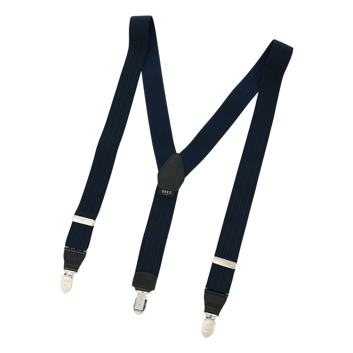 ダックス サスペンダー DS12580 メンズ DAKS 本革 レザー 日本製