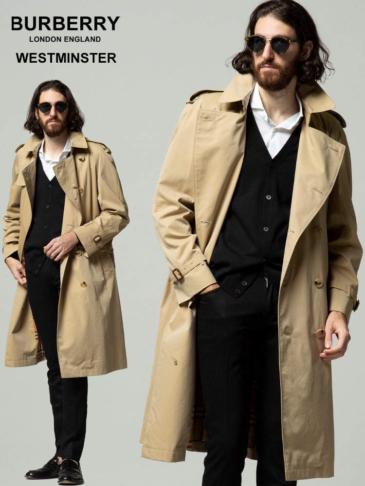 BURBERRY (バーバリー) コットン トレンチコート WESTMINSTER