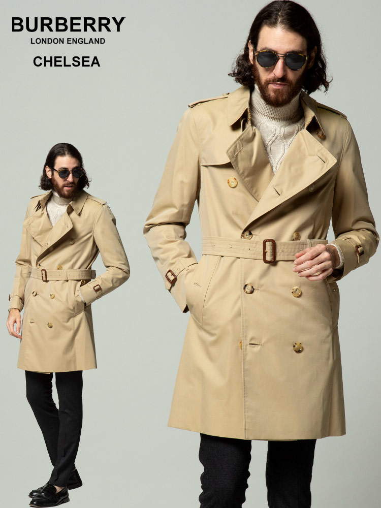BURBERRY (バーバリー) コットン トレンチコート CHELSEA BB4073492 48