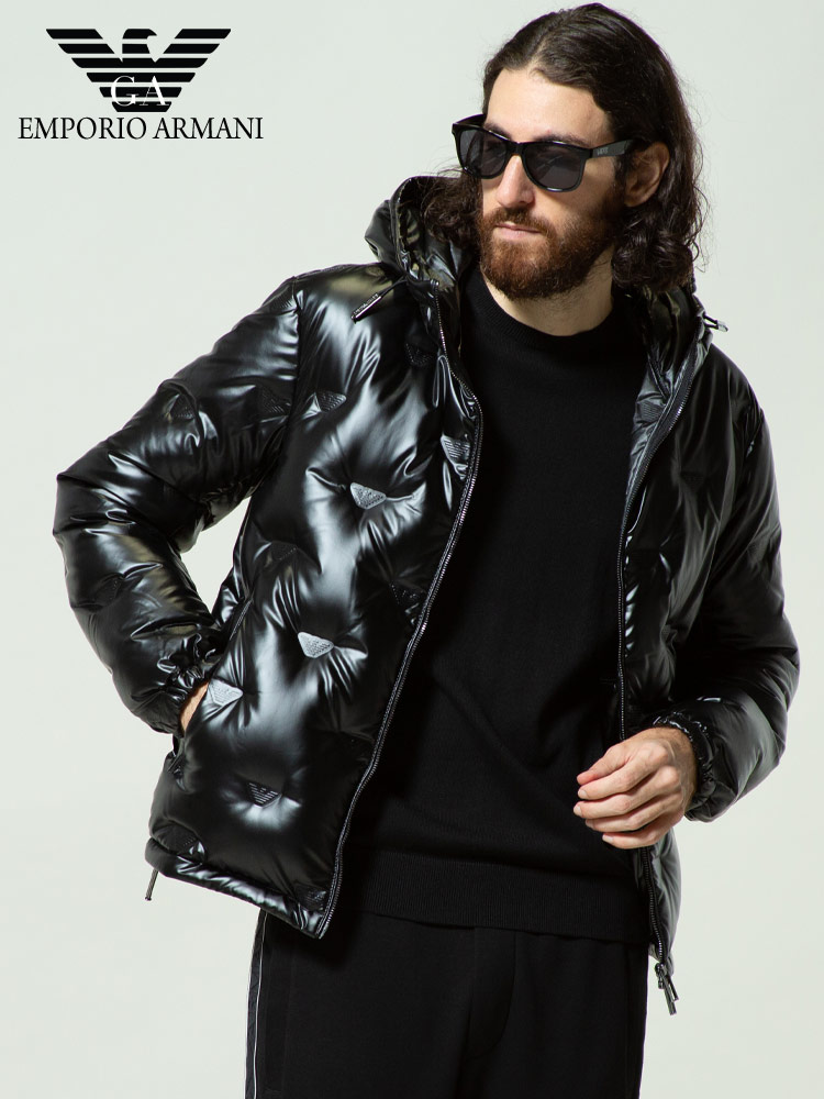 EMPORIO ARMANI (エンポリオアルマーニ) イーグルパッチ フード
