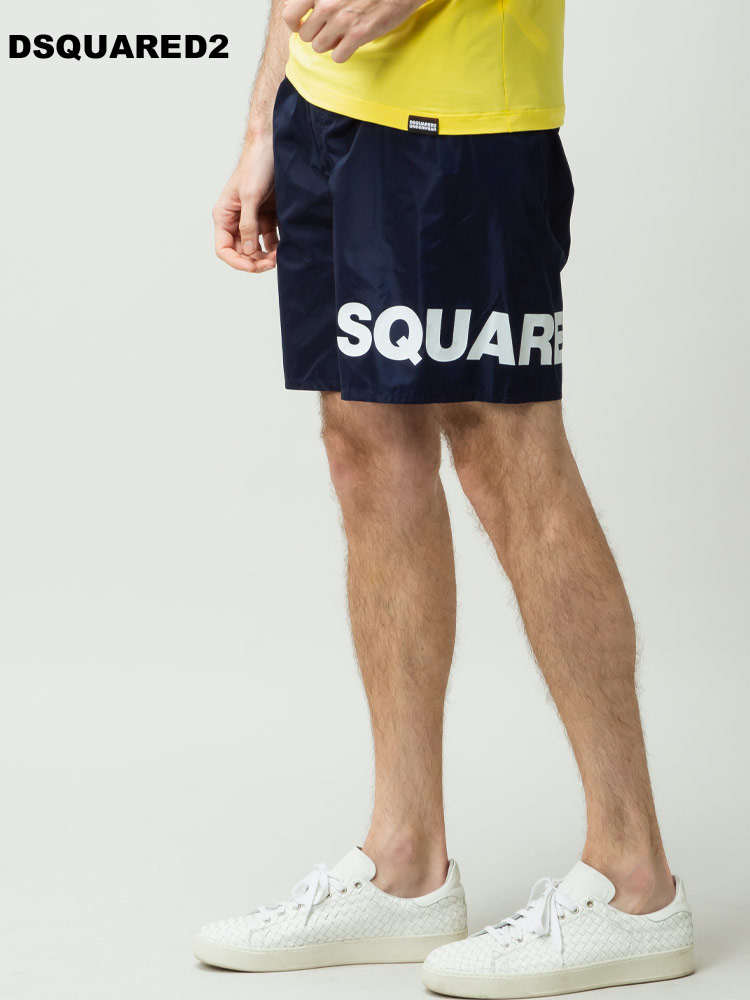 DSQUARED2 ディースクエアード メンズ ショートパンツ 水陸両用 裾BIG