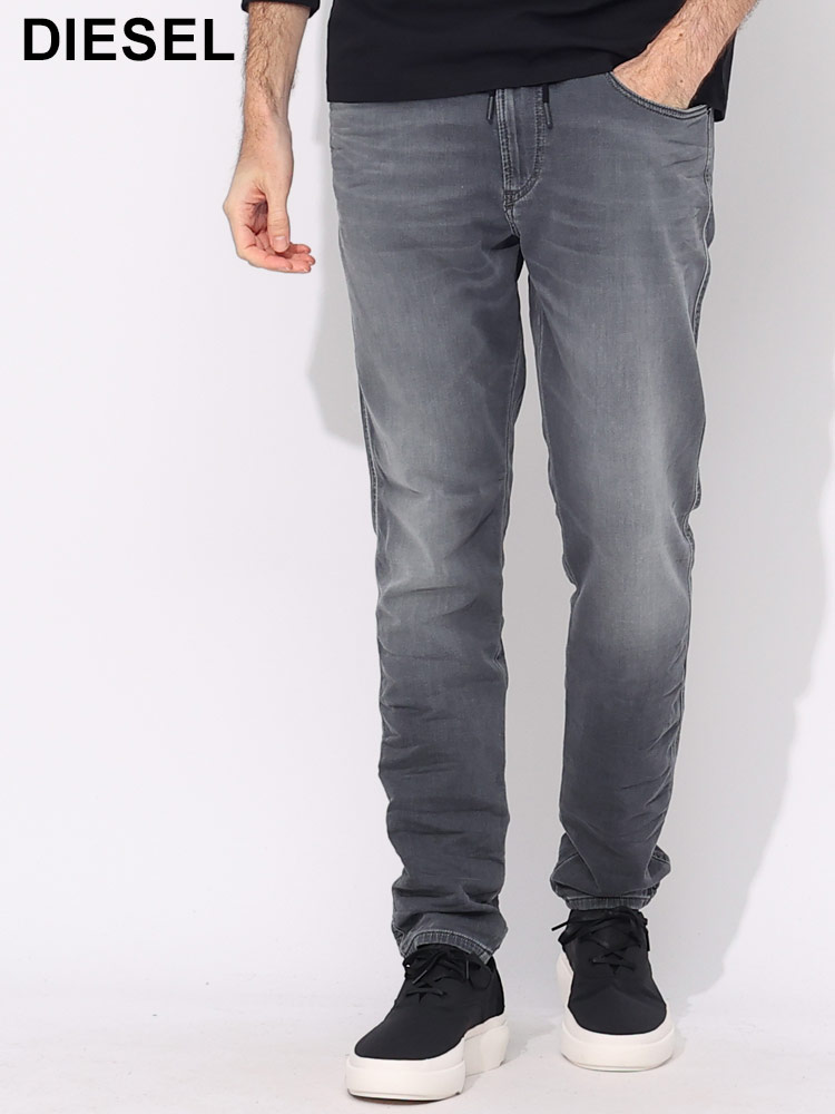 DIESEL (ディーゼル) ジップフライ ウエストコード ジーンズ D-STRUKT