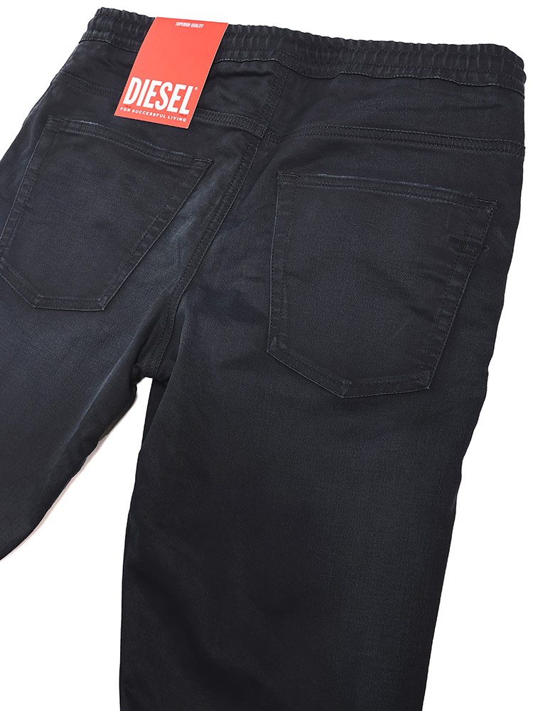 DIESEL (ディーゼル) ウエストコード デニム ショートパンツ D-KROOLEY