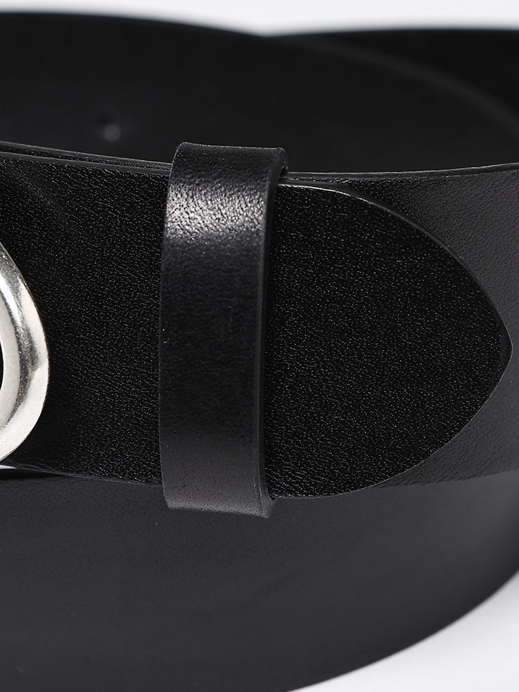 DIESEL (ディーゼル) プルアップレザー Dロゴ バックル留め ベルト 1DR