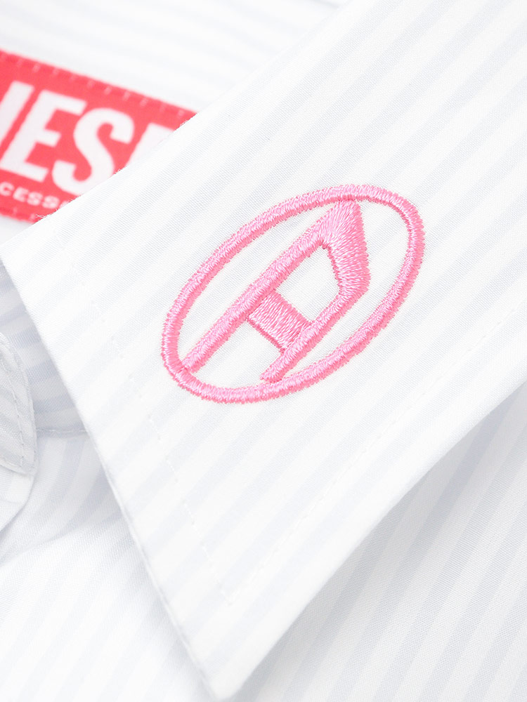 DIESEL (ディーゼル) オーバルDロゴ刺繍 ストライプ柄 レギュラー