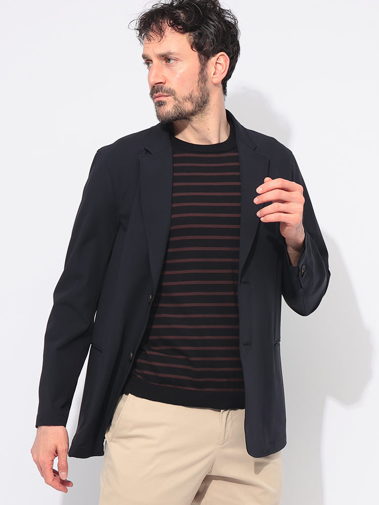 EMPORIO ARMANI (エンポリオアルマーニ) ストレッチ 無地 シングル