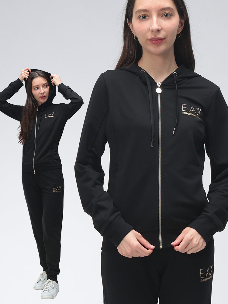 EMPORIO ARMANI (エンポリオアルマーニ) ロゴ ワンポイント パーカー