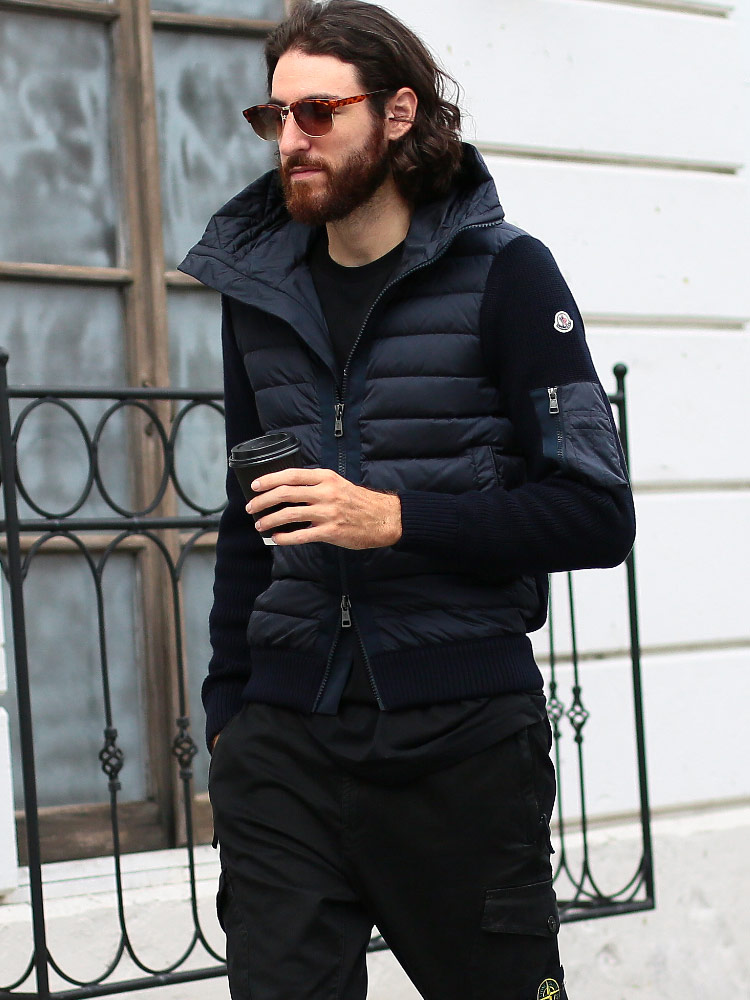 モンクレール メンズ ニットダウン MONCLER ダウンジャケット パーカー