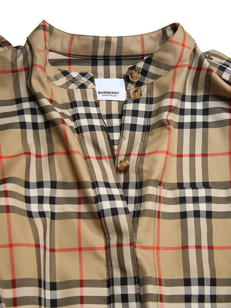 BURBERRY (バーバリー) ヴィンテージ チェック ウエストベルト 長袖